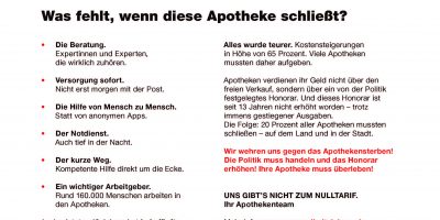 Uns gibt's nicht zum Nulltarif