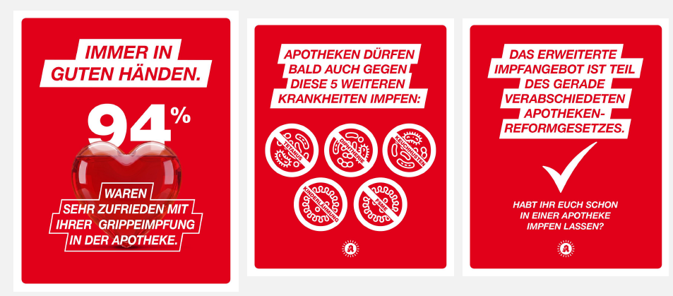 Hohe Zufriedenheit beim Impfen: 94 % der Menschen, die sich bei uns gegen Grippe oder COVID-19 haben impfen lassen, waren sehr zufrieden und würden es jederzeit wieder tun.